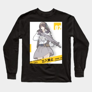 girl with gun Long Sleeve T-Shirt